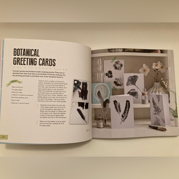 NEW Fresh Prints 25 Easy Enticing Printing Projects to Make at Home DIY By Leech - Picture 14 of 17